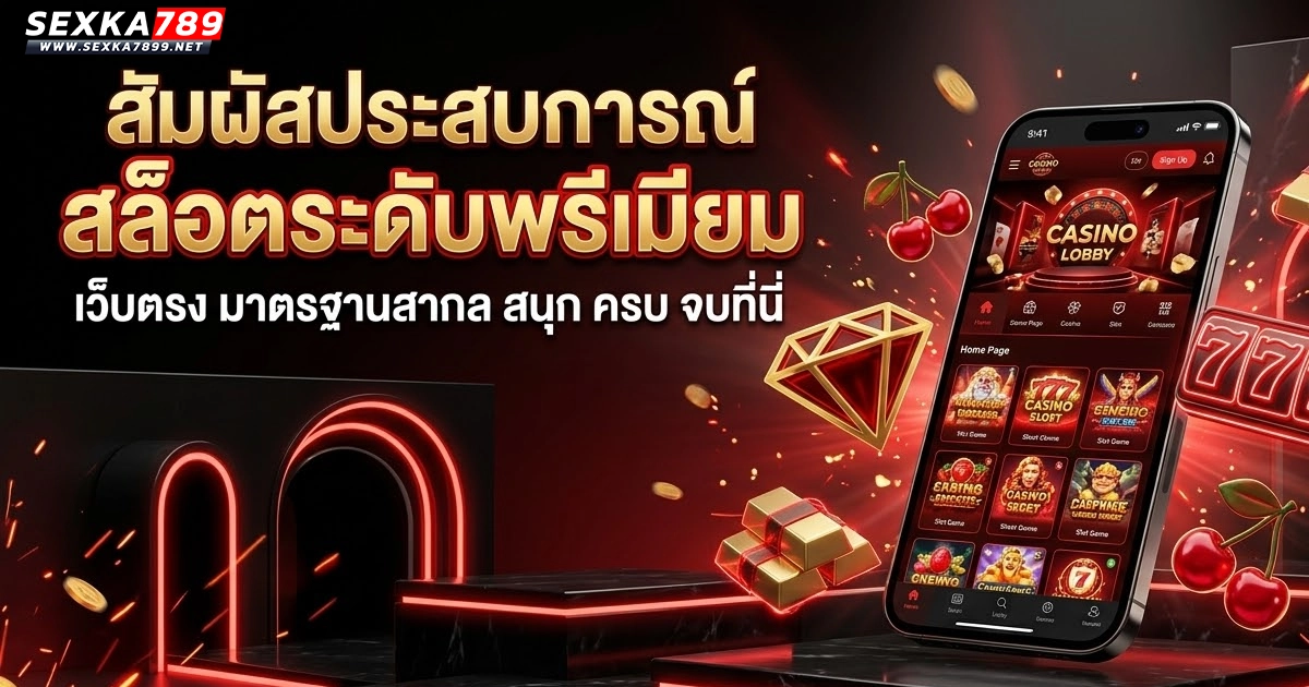 sexka789 สัมผัสประสบการณ์สล็อตระดับพรีเมียม